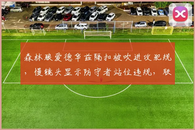 森林狼爱德华兹隔扣被吹进攻犯规，慢镜头显示防守者站位违规，联盟调查启动
