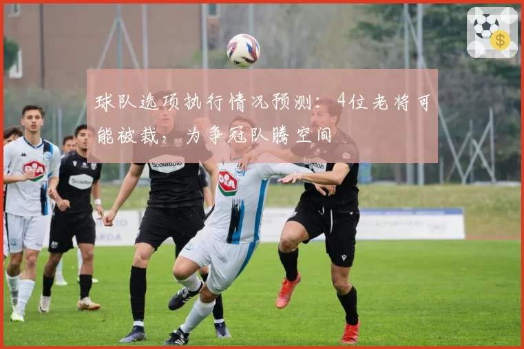 球队选项执行情况预测：4位老将可能被裁，为争冠队腾空间