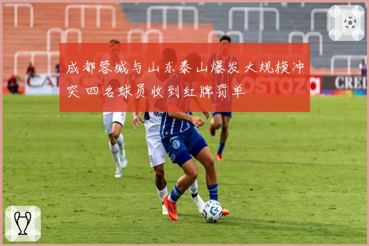 成都蓉城与山东泰山爆发大规模冲突 四名球员收到红牌罚单