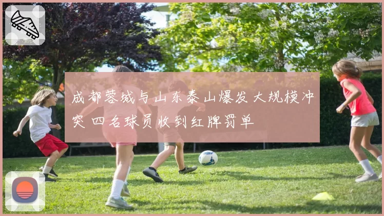 成都蓉城与山东泰山爆发大规模冲突 四名球员收到红牌罚单